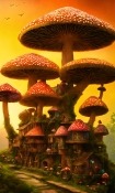 Mushroom House Vivo Y70 Wallpaper