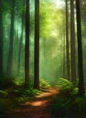 Green Forest LG G Pad 8.0 LTE Wallpaper