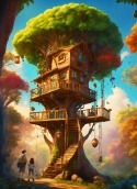 Tree House Samsung Droid Charge Wallpaper