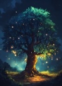 Magical Tree Lava Iris 360 Music Wallpaper
