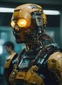 Cyberpunk Robot Celkon A220 Wallpaper