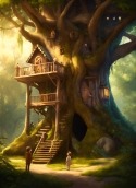 Tree House Samsung Galaxy Axiom R830 Wallpaper