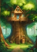 Tree House Infinix Hot 40i Wallpaper