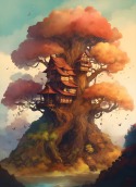 Tree House Sony Xperia 10 VI Wallpaper