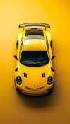 Yellow Car Samsung C6625 Wallpaper