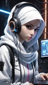 Cute Gamer Girl  Mobile Phone Wallpaper