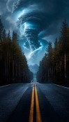 Road Samsung Galaxy S5 LTE-A G901F Wallpaper