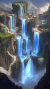 Waterfall Micromax A92 Wallpaper