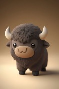 Baby Bison Honor Magic 2 3D Wallpaper