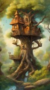 Tree House Honor Magic 2 3D Wallpaper