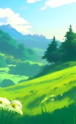 Green Field TCL NxtPaper 11 Wallpaper